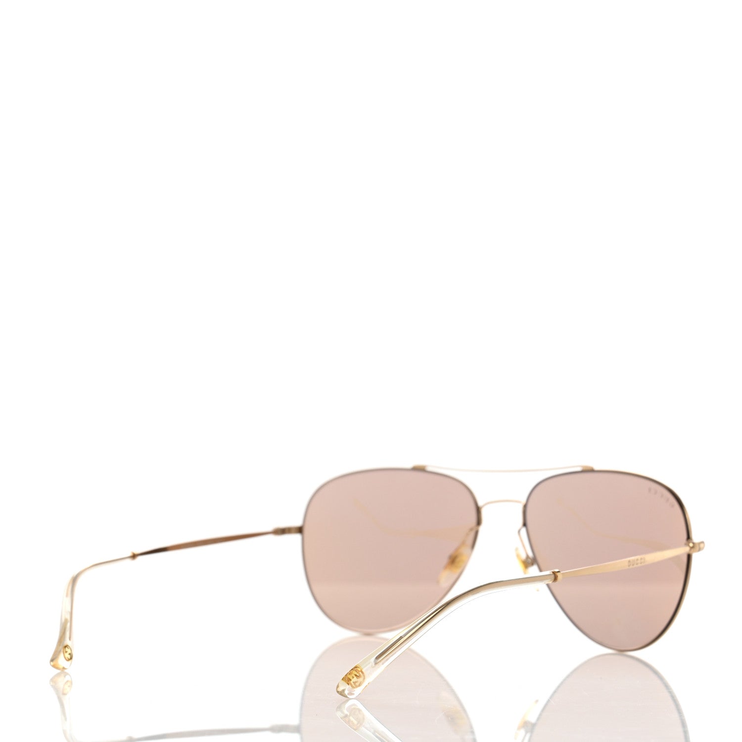 Gucci Aviator Sunglasses GG2245S Brown 4 of 8