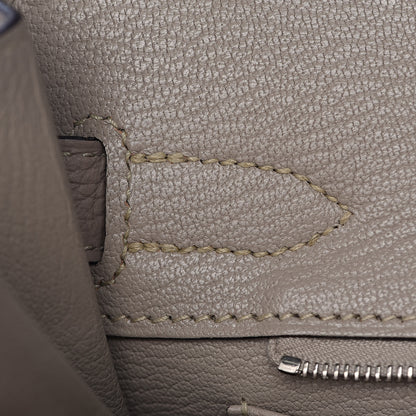 Hermes Togo Birkin 30 Gris Tourterelle 11 of 32
