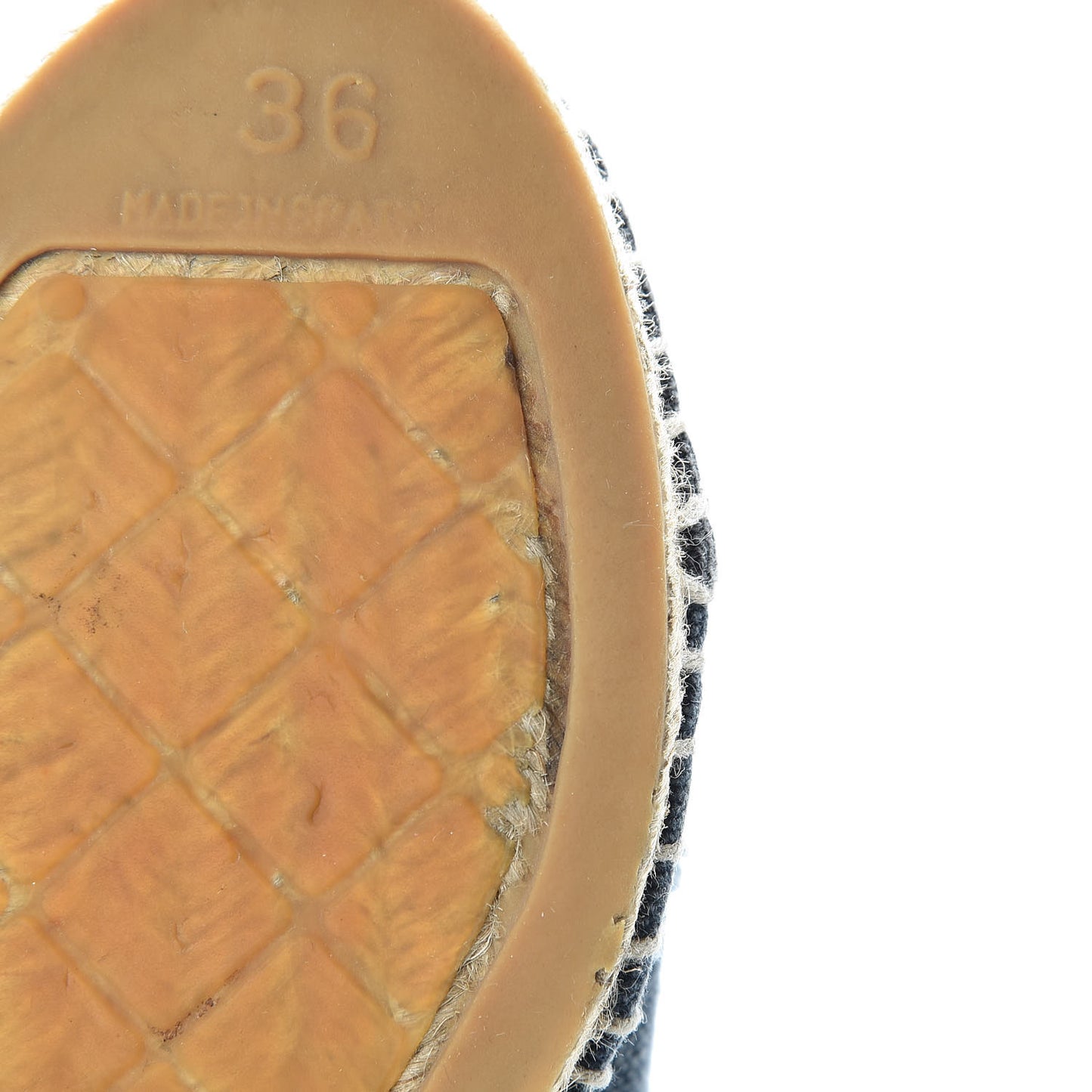 Denim Toile CC Espadrilles 36 Navy