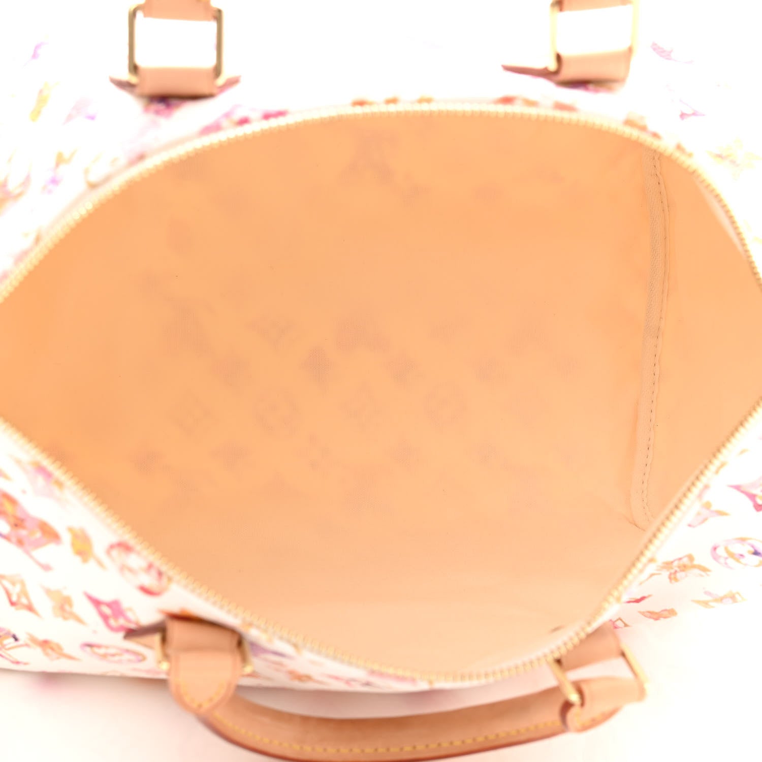 Louis Vuitton Watercolor Aquarelle Speedy 35 White 5 of 9