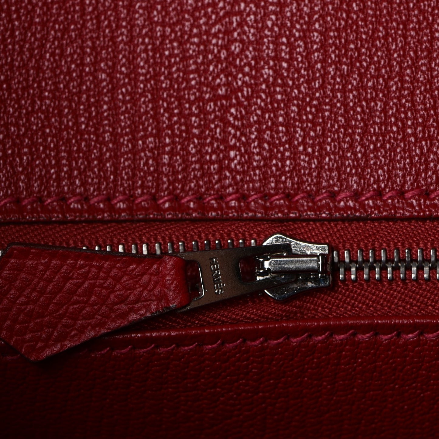 Epsom Birkin 30 Rouge Casaque