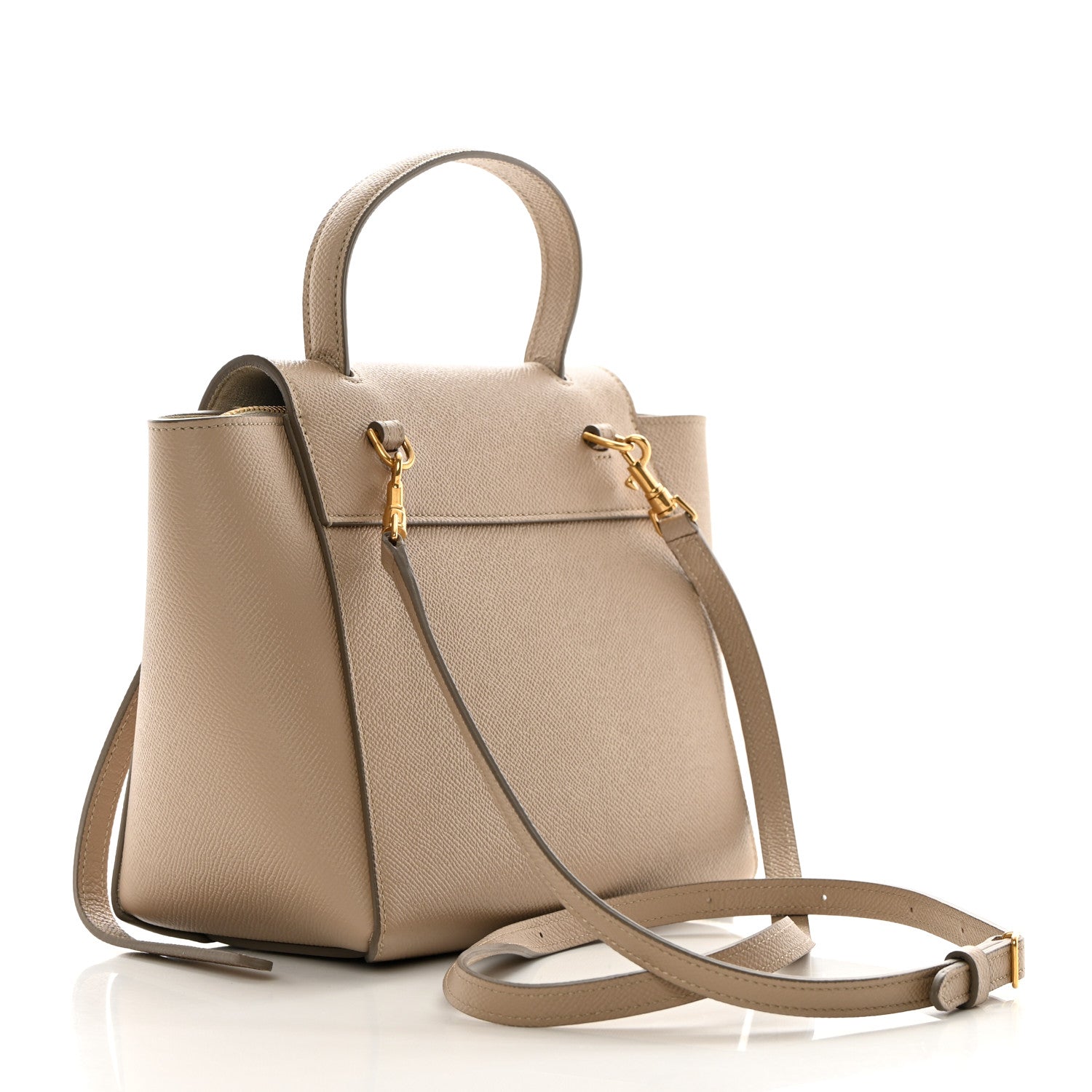 Celine Grained Calfskin Nano Belt Bag Light Taupe 3 of 14