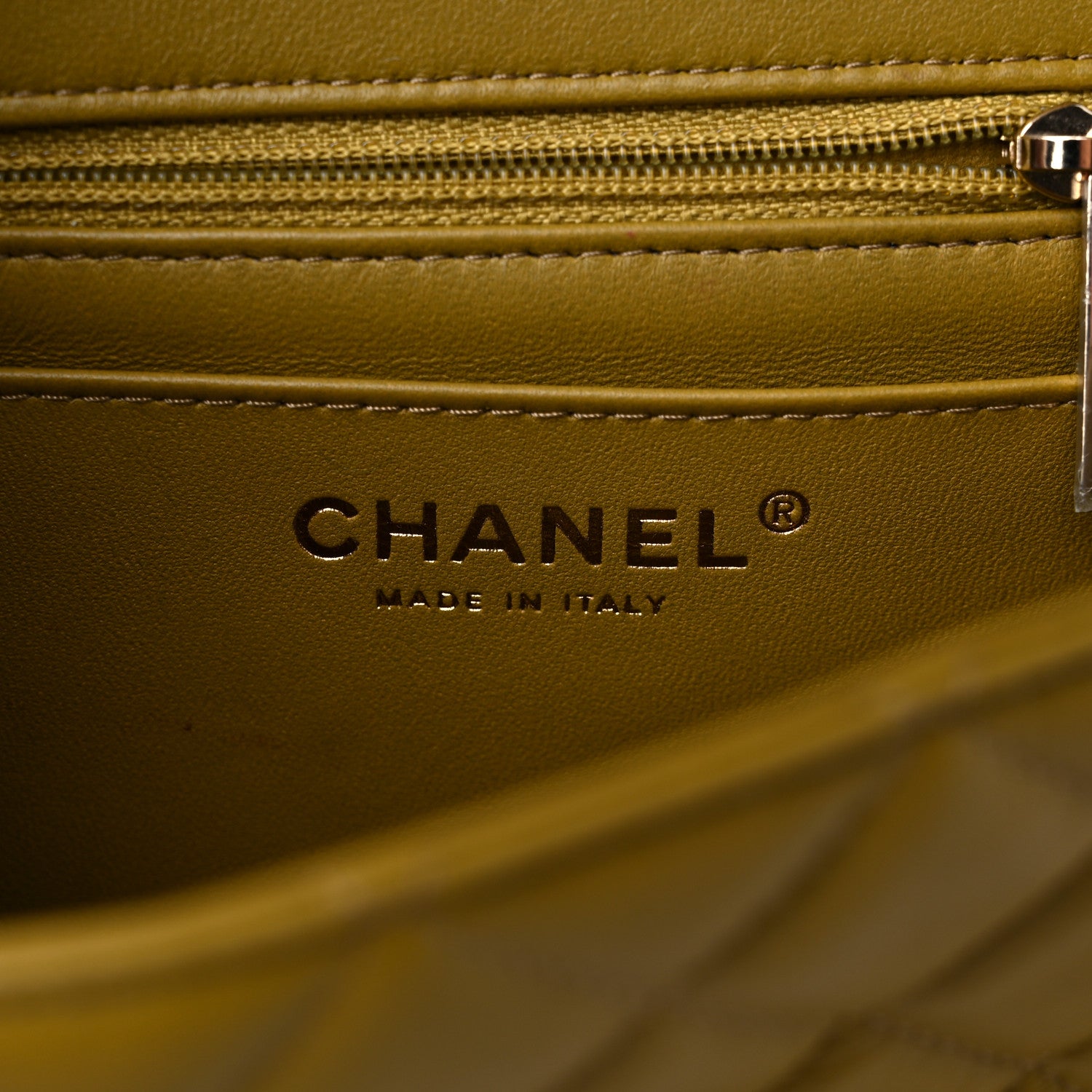Chanel Lambskin Quilted Mini Rectangular Flap Green 5 of 11