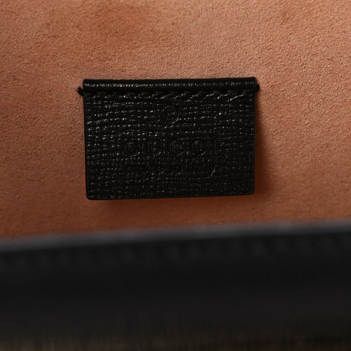 Calfskin Small Padlock Bamboo Shoulder Bag Black