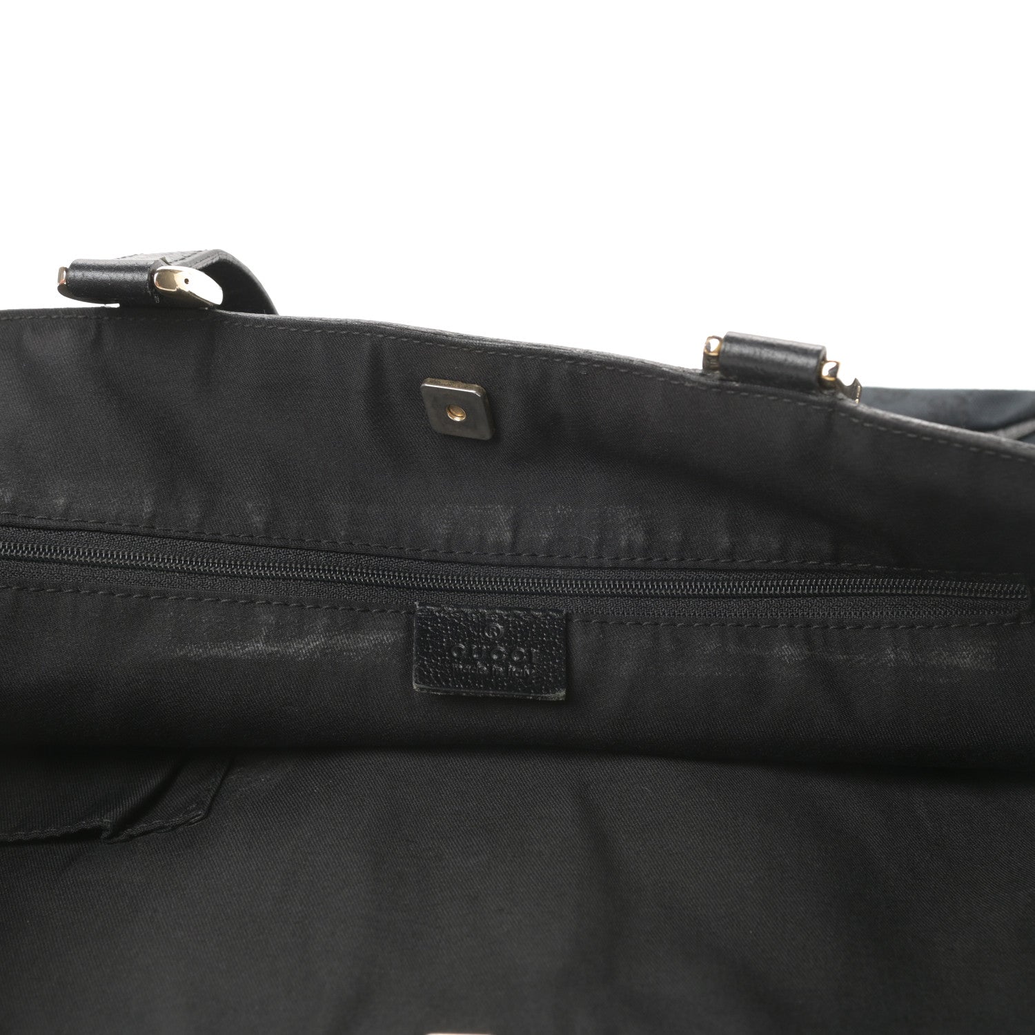 Gucci Monogram Large Abbey Tote Black 11 of 15