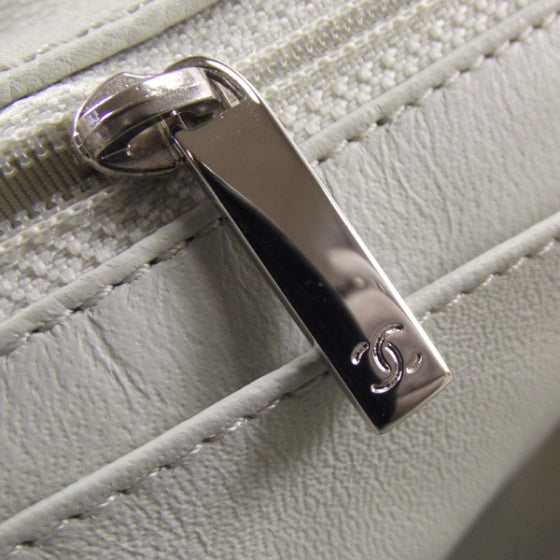 Chanel Caviar Jumbo Flap White 10 of 12