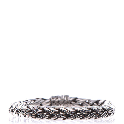 John Hardy Sterling Silver 7.5mm Classic Chain Woven Bracelet XL 3 of 5