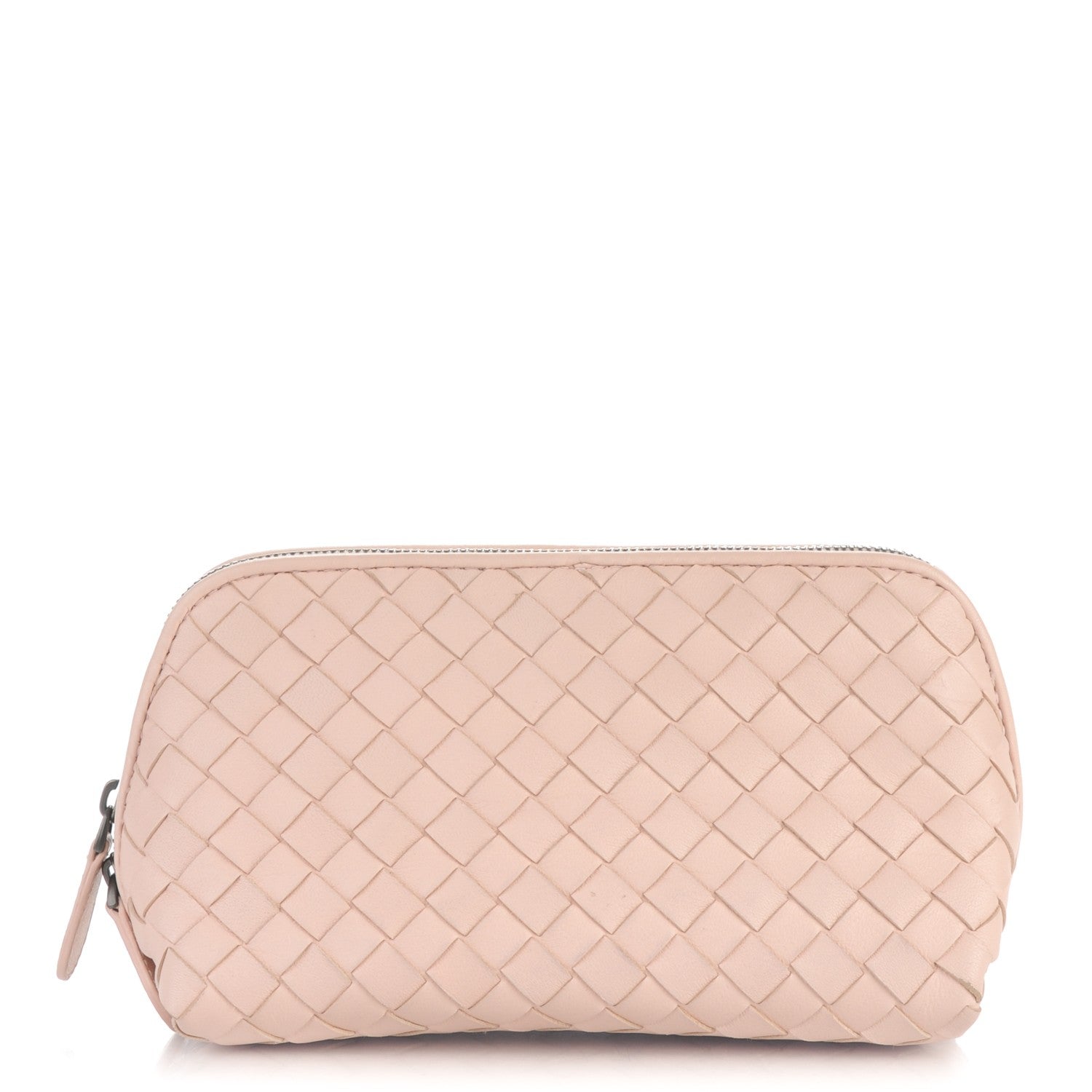 Bottega Veneta Nappa Intrecciato Cosmetic Pouch Petal Pink 1 of 8