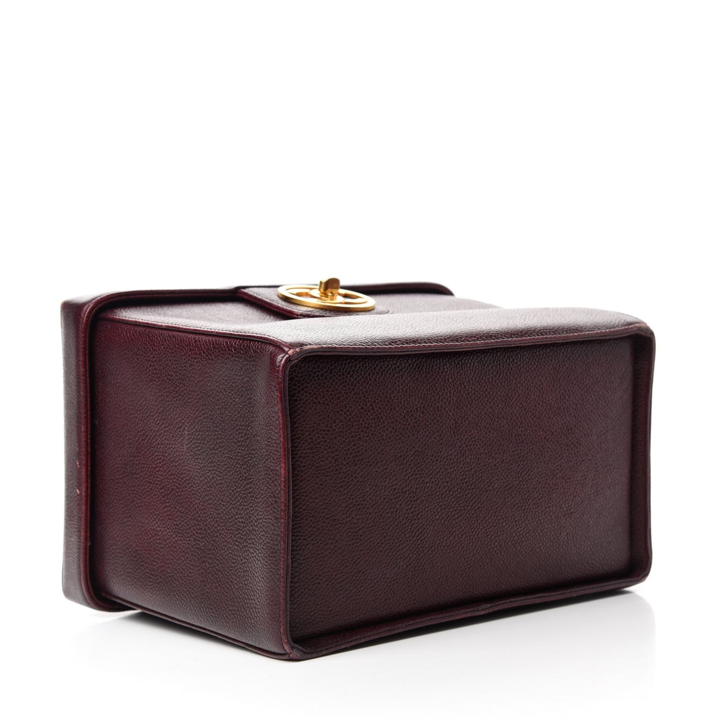 Caviar Vanity Case Burgundy