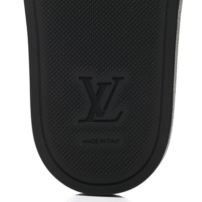 Louis Vuitton Rubber Monogram Mens Waterfront Mules 6 Macassar 6 of 8
