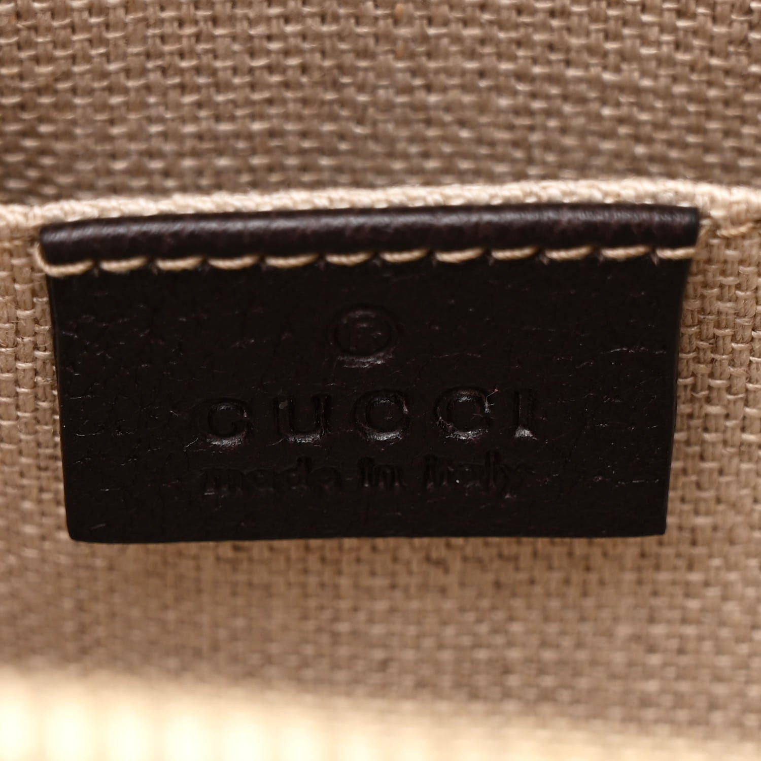 Gucci GG Supreme Monogram Web Small Webby Bee Shoulder Bag Dark Brown 7 of 11