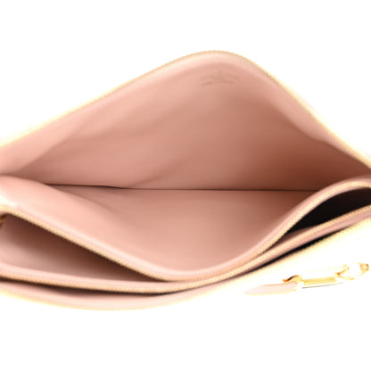 Louis Vuitton Pearlescent Lambskin Embossed Monogram Coussin PM Beige Rose 5 of 13