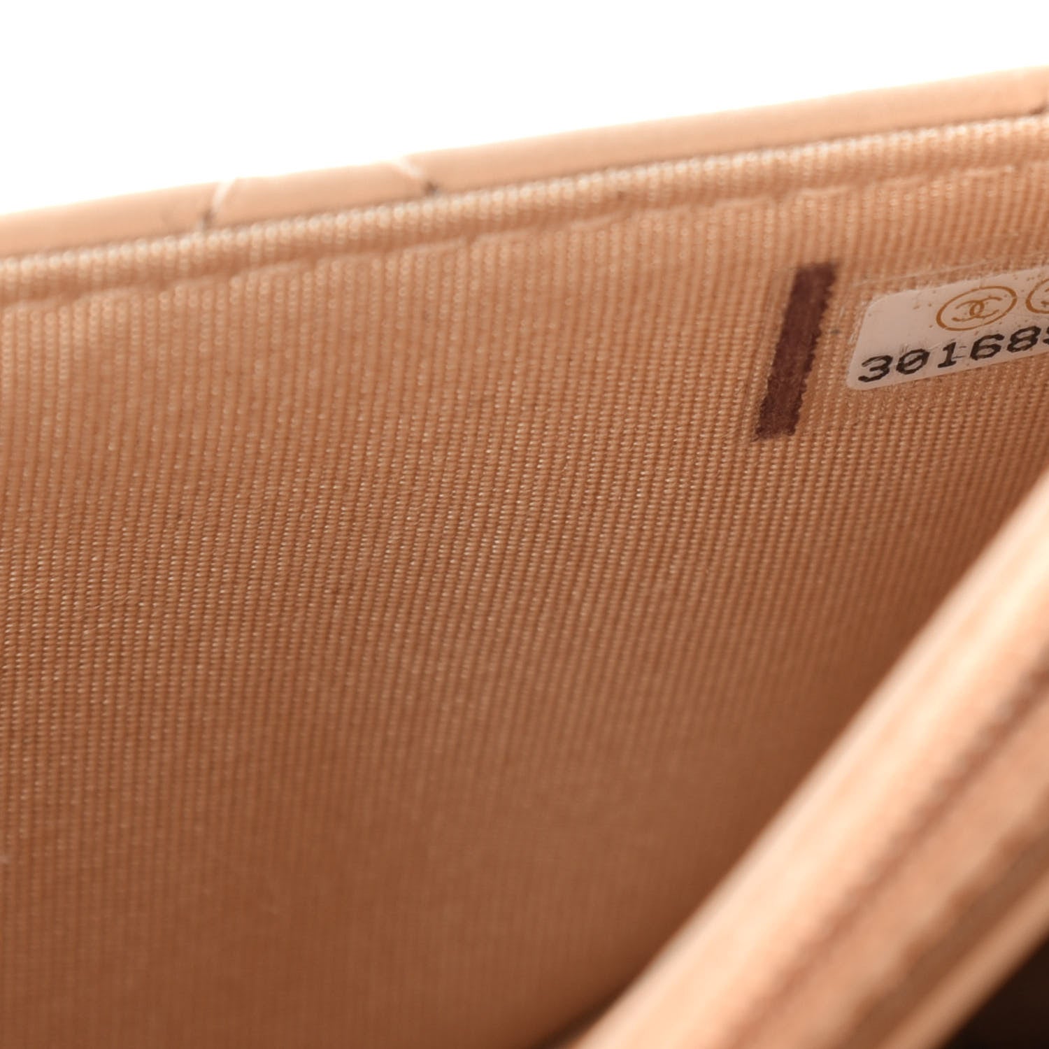 Chanel Lambskin Quilted Trendy CC Wallet On Chain WOC Beige 13 of 16