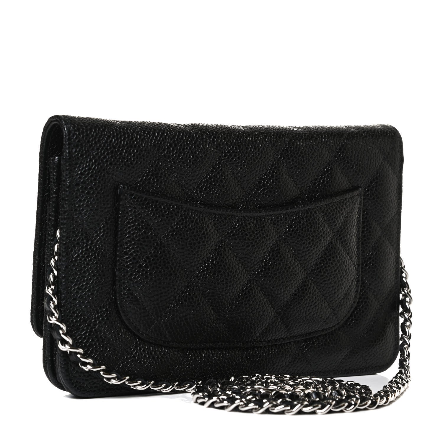 Chanel Caviar Quilted Wallet On Chain WOC Black 3 of 13