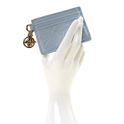 Louis Vuitton Empreinte Monogram LV Charms Card Holder Bleu Olympe 2 of 6