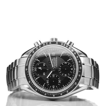 Omega Stainless Steel 40mm Speedmaster Date Automatic Watch Black 3210.50 3 of 7