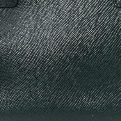Prada Saffiano Small Galleria Double Zip Tote Smeraldo 8 of 10