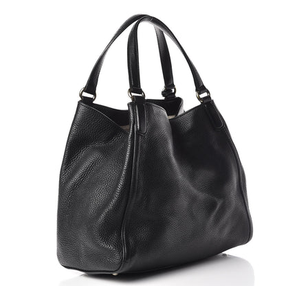 Gucci Pebbled Calfskin Medium Soho Shoulder Bag Black 3 of 12