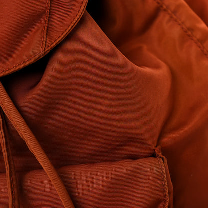 Prada Tessuto Nylon Saffiano Vela Backpack Papaya 12 of 25