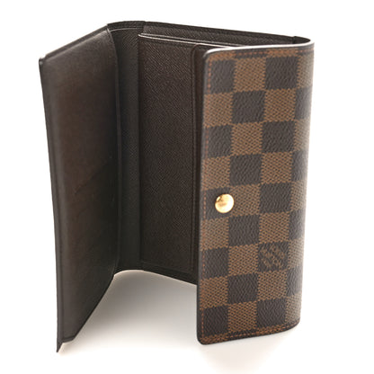 Louis Vuitton LOUIS VUITTON Damier Ebene Porte Tresor Etui Papier Wallet 5 of 9