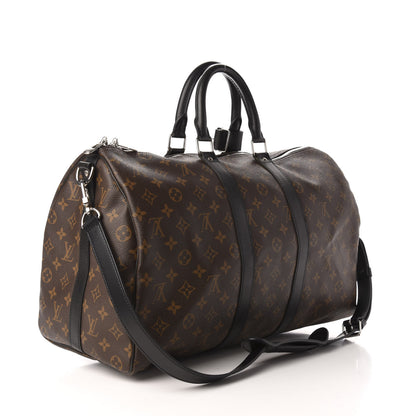 Louis Vuitton Monogram Macassar Keepall Bandouliere 45 2 of 9