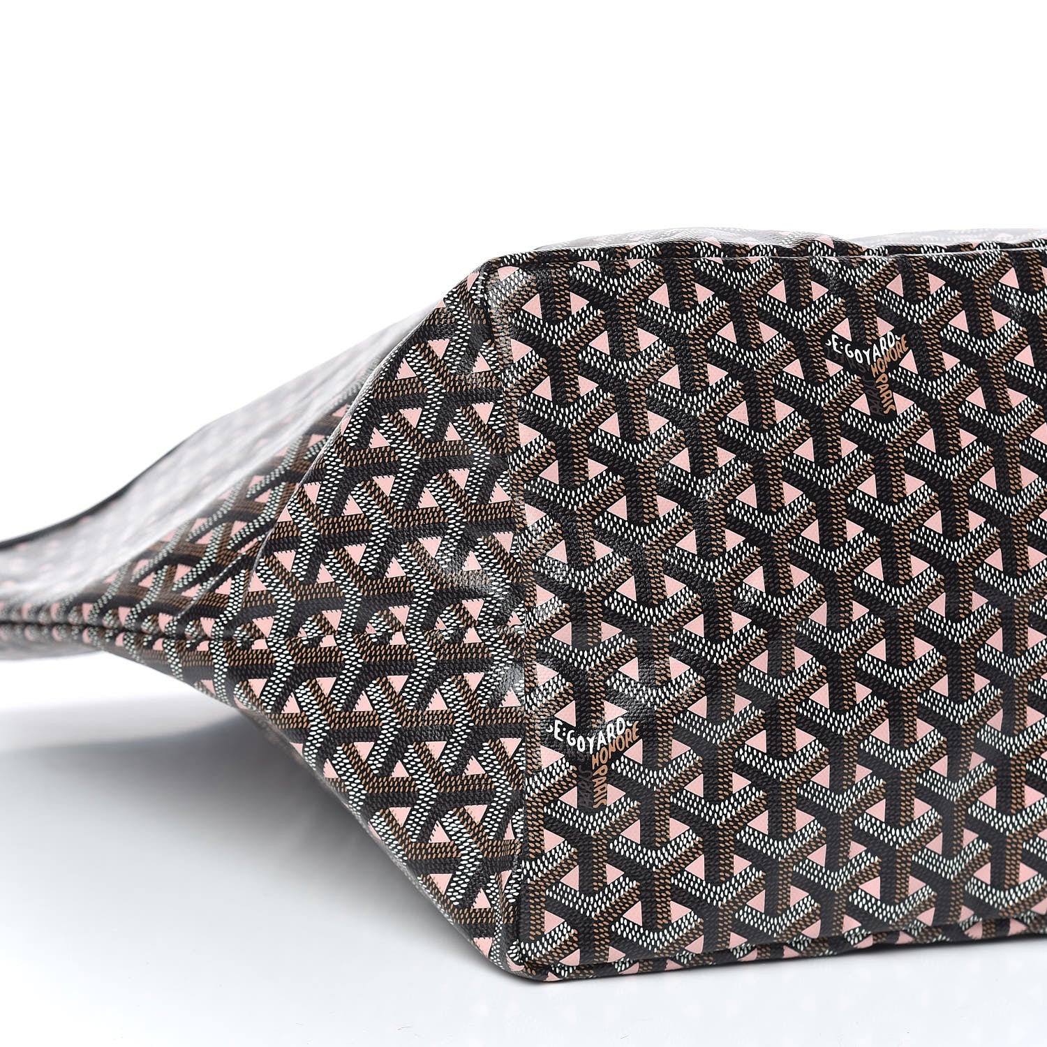 Goyard Goyardine Saint Louis Claire Voie GM Black Pink 9 of 11