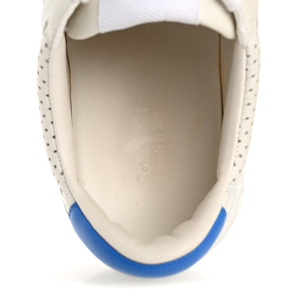 Gucci Calfskin Web Perforated Womens Platform 55mm Sneakers 40 White Bright Splash 7 of 18