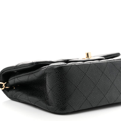 Chanel Caviar Quilted Mini Rectangular Flap Black 9 of 11