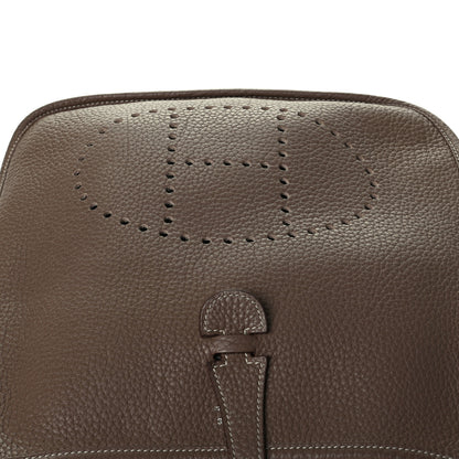 Hermes Taurillon Clemence Evelyne III PM Etoupe 6 of 7