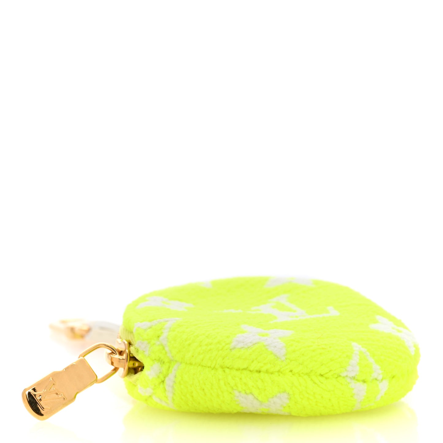 Monogram Match Tennis Ball Keyring Yellow
