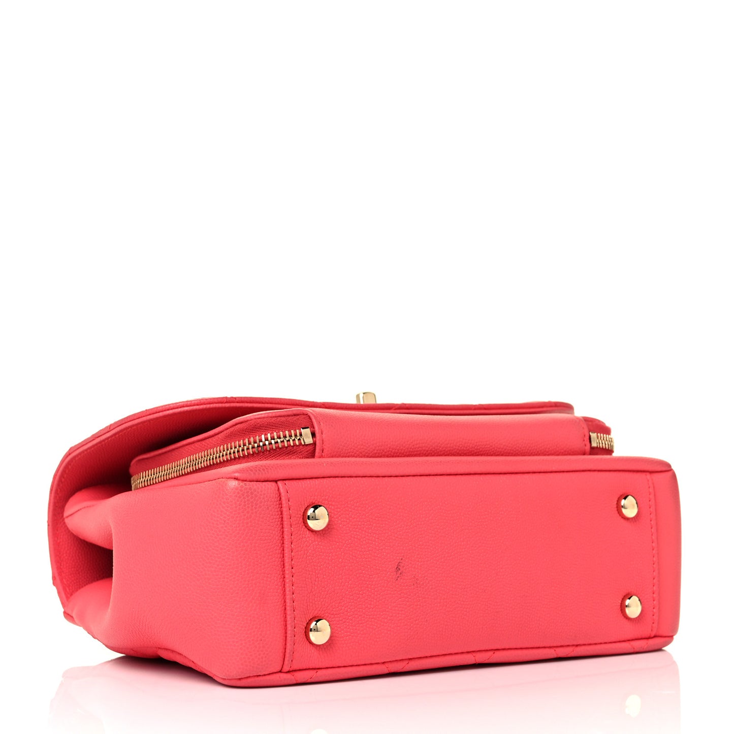 Caviar Quilted Small Business Affinity Flap Pink