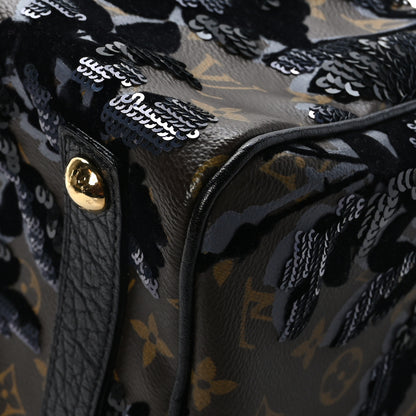 Louis Vuitton Monogram Fleur De Jais Sequins Speedy 30 9 of 11