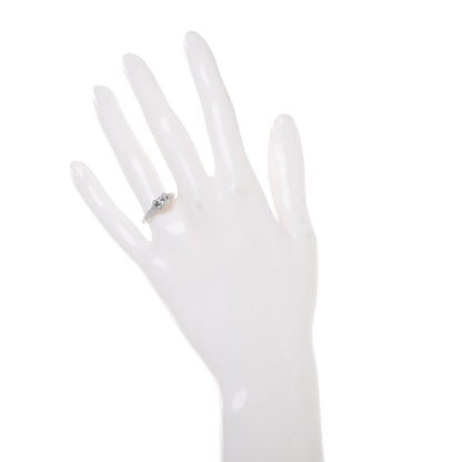 Cartier Platinum Diamond .23ct Ballerine Solitaire Engagement Ring 50 5.25 2 of 8