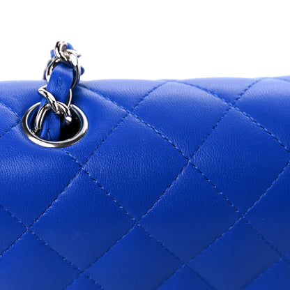 Chanel Lambskin Quilted Mini Rectangular Flap Royal Blue 12 of 14