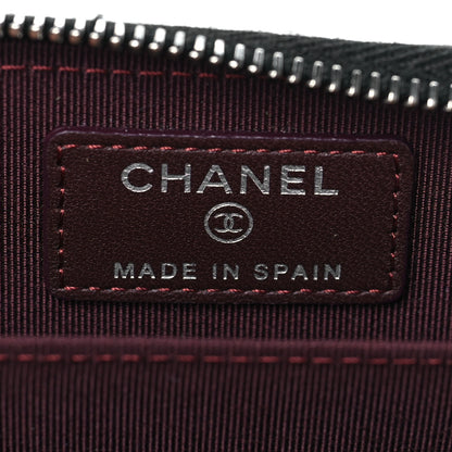Chanel Lambskin Quilted Zip Coin Purse Black 6 of 8