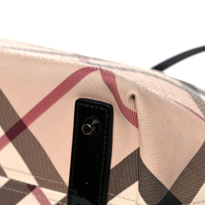 Burberry Nova Check Large Nickie Tote Black 11 of 18