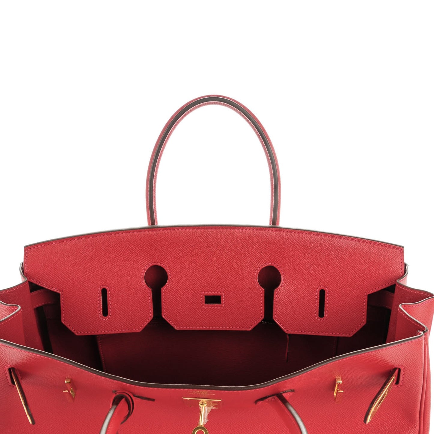 Epsom Birkin 35 Rouge Casaque