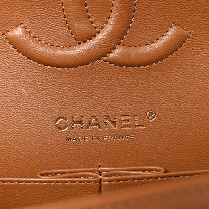 Chanel Lambskin Quilted Medium Double Flap Brown 6 of 11