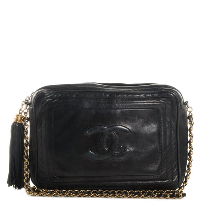 Chanel Lambskin Tassel Camera Case Black 1 of 10