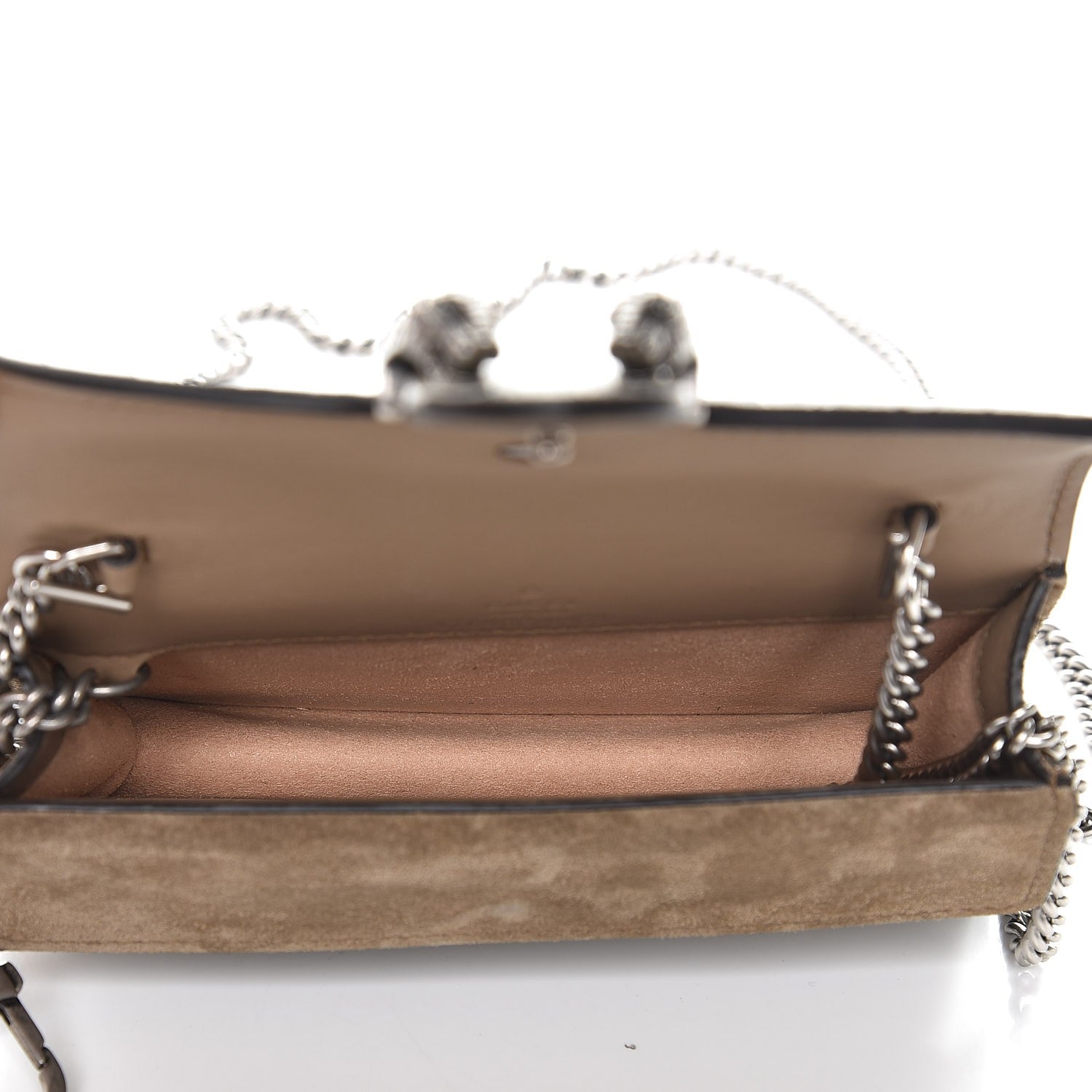 Gucci GG Supreme Monogram Super Mini Dionysus Shoulder Bag Taupe 5 of 6