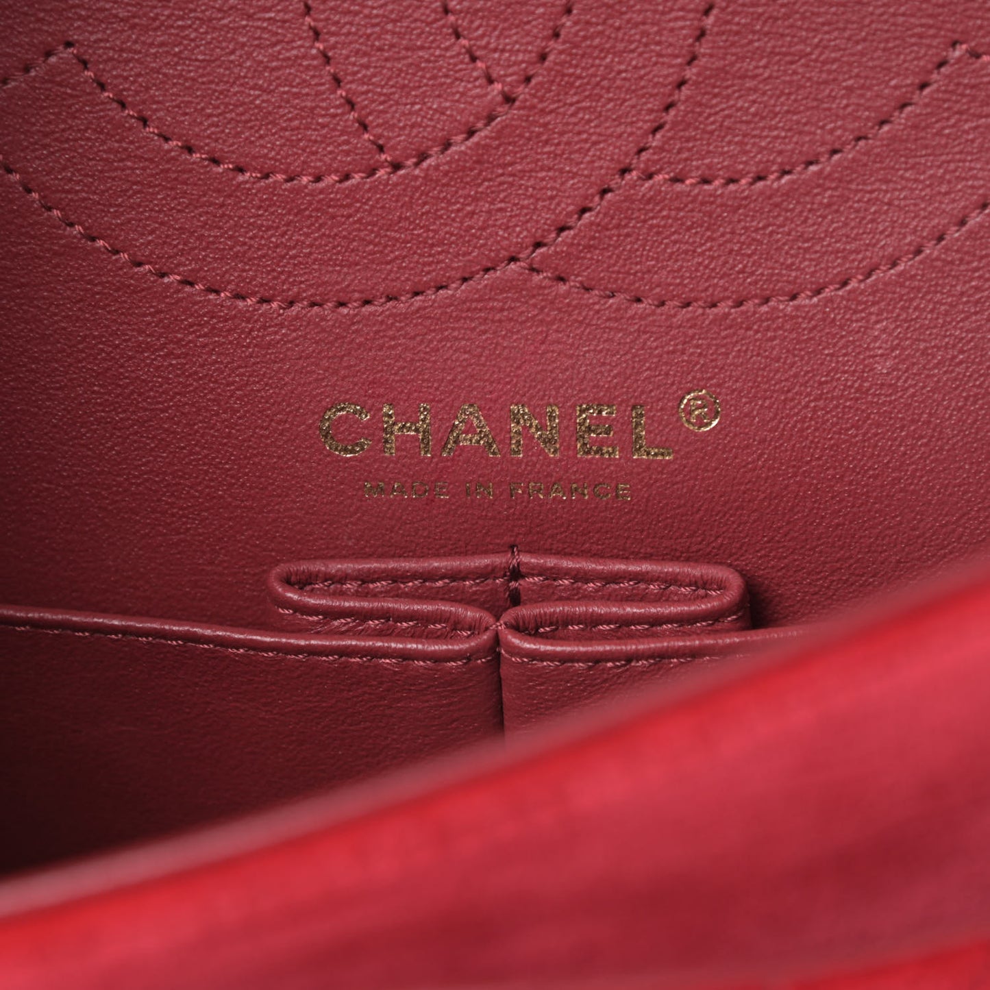 Velvet Chevron Quilted 2.55 Reissue 225 Flap Red