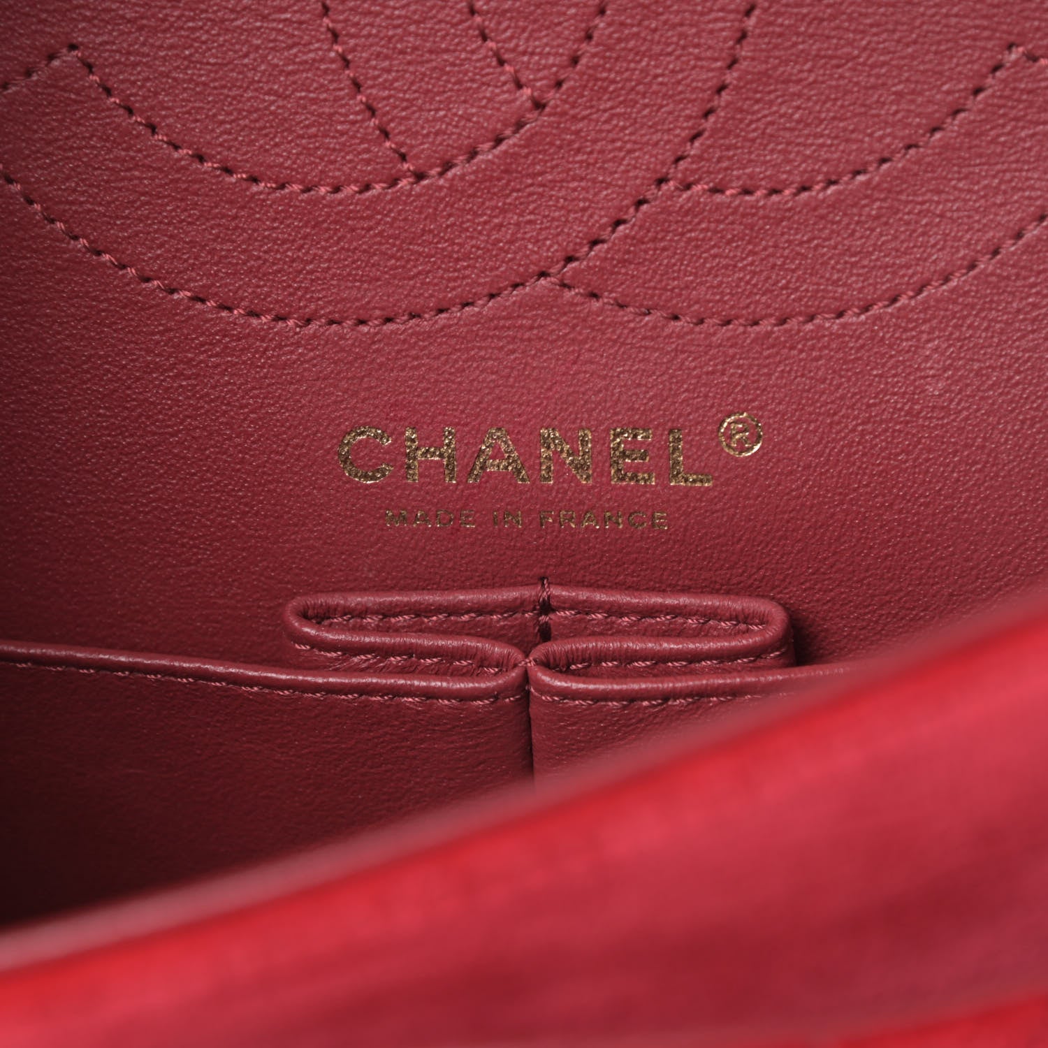 Chanel Velvet Chevron Quilted 2.55 Reissue 225 Flap Red 6 of 15