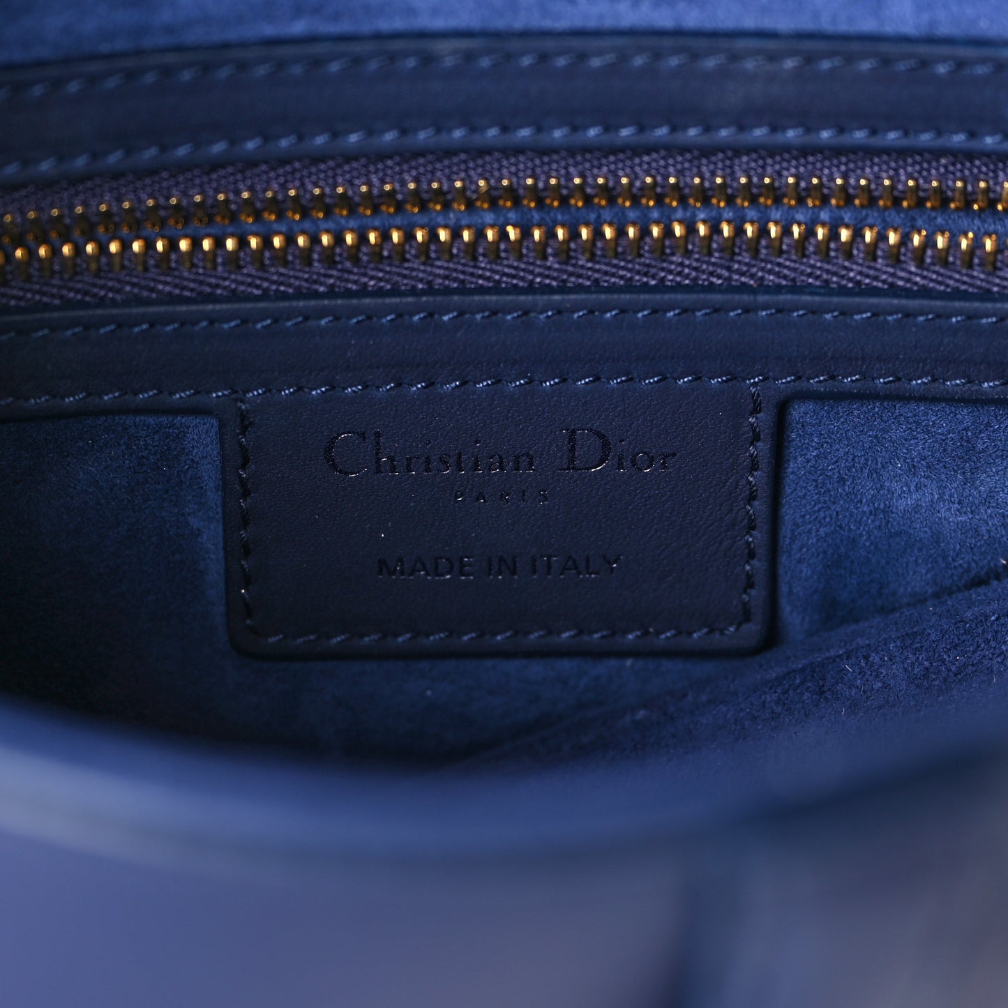 Ultra Matte Calfskin Saddle Bag Blue