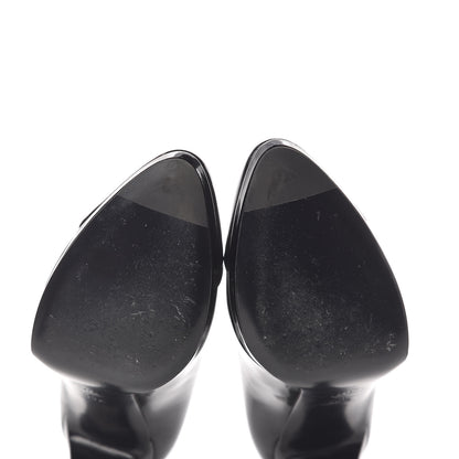 Chanel Patent Cap Toe CC Pumps 38.5 Black 8 of 12