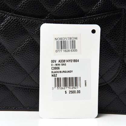 Chanel Caviar Quilted Wallet On Chain WOC Black 12 of 14