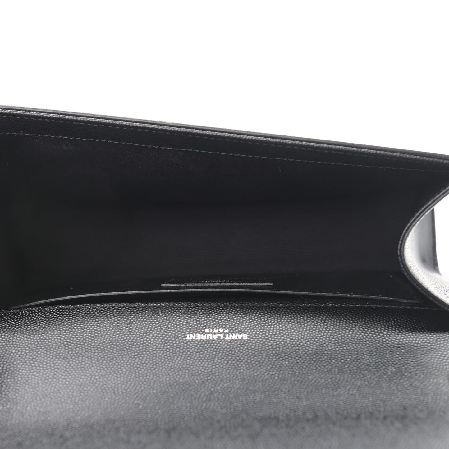 Grain De Poudre Medium Classic Monogram Kate Satchel Black