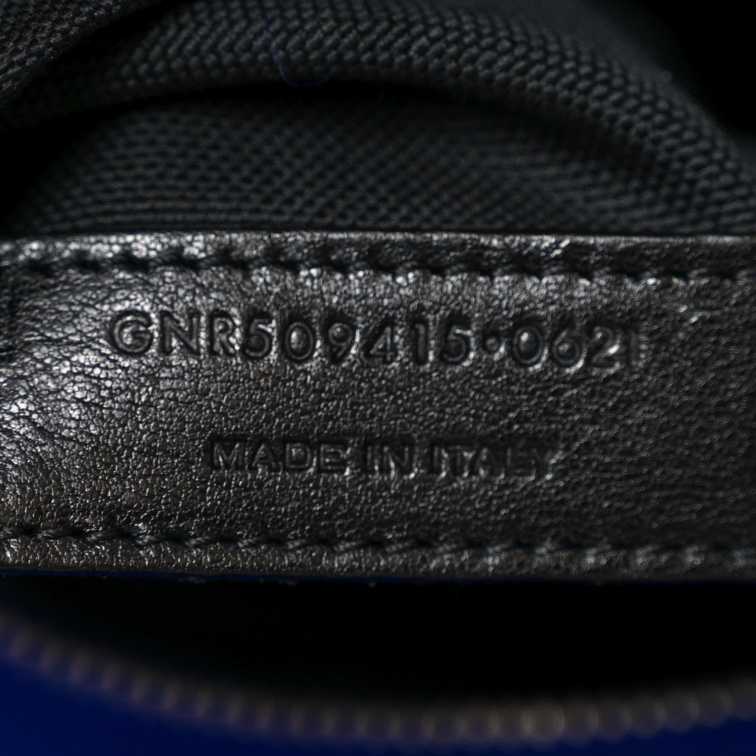 Saint Laurent Wool Rive Gauche Tote Blue 6 of 10