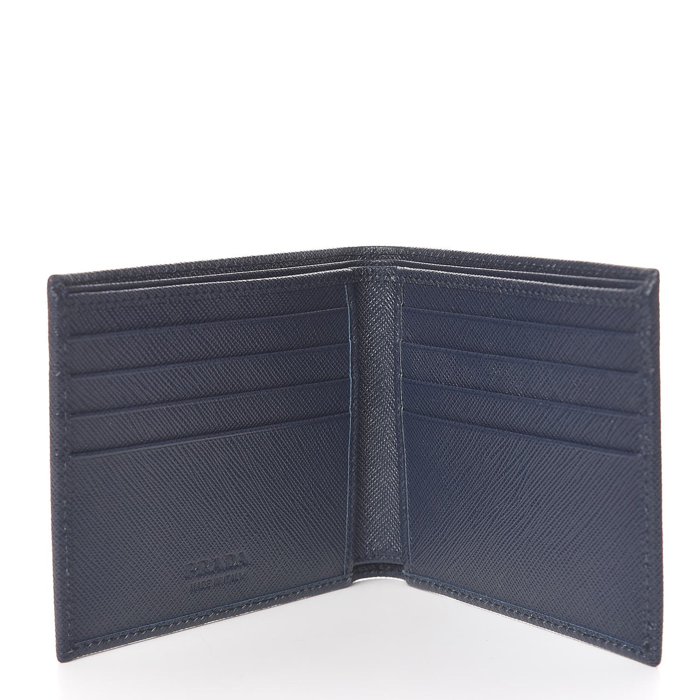 Saffiano Triangle Bi-Fold Wallet Baltico