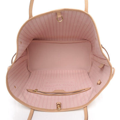 Louis Vuitton Damier Azur Neo Neverfull MM Rose Ballerine 5 of 13
