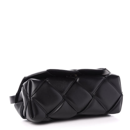 Bottega Veneta Nappa Intreccio Padded Top Handle Shoulder Bag Black 4 of 11